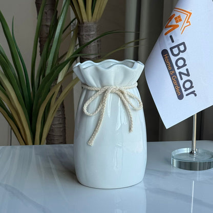 Vintage White Vase