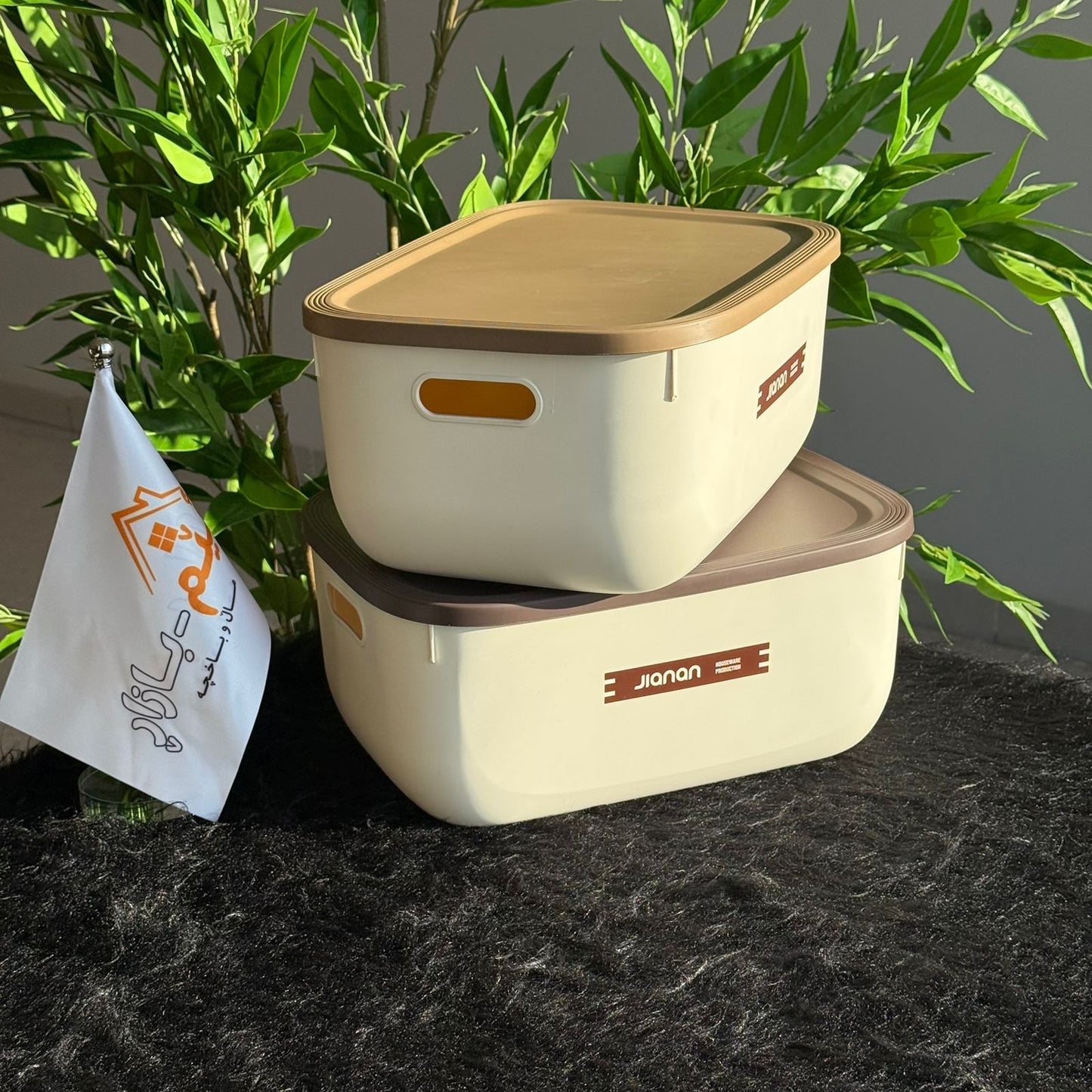 2-Sized Multi-Purpose Storage Boxes With Lid