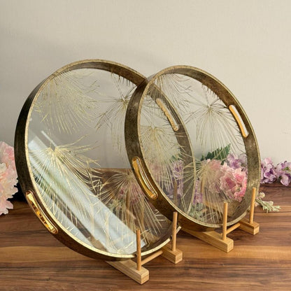 Round Luxury Serving Trays
