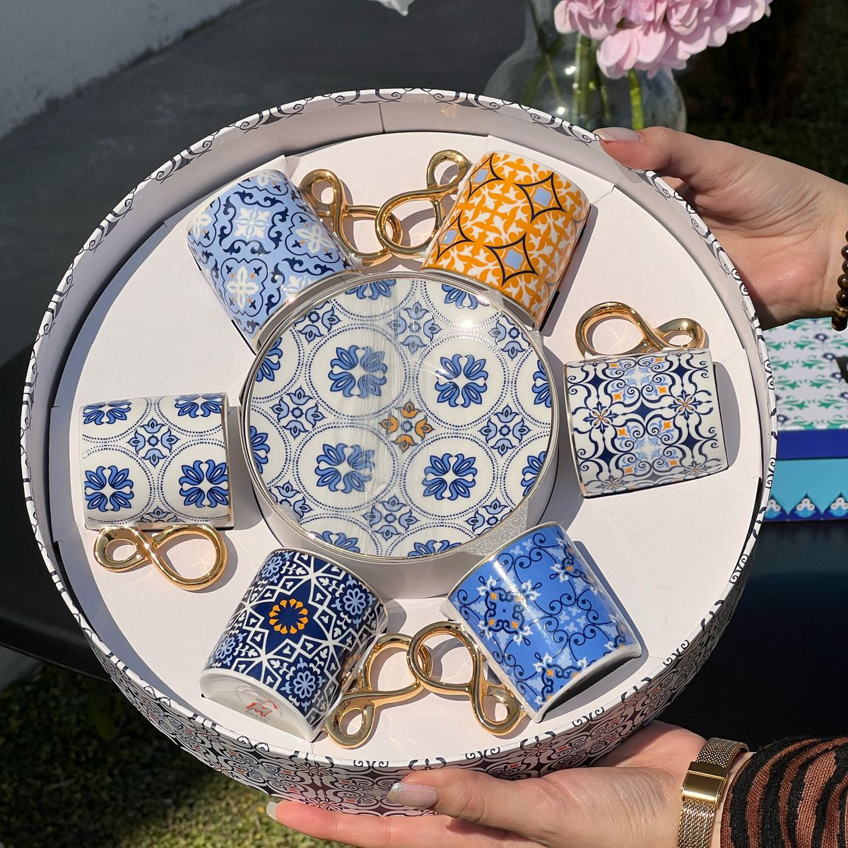 Ceramic Coffee Cup Set – 6 Piece