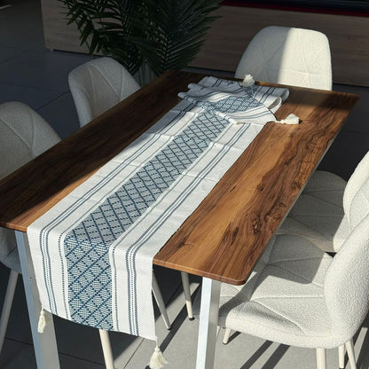 ٣٥ × ٢٢٨سم ڕایەخی سەر مێزی دیکۆراتی شاهانە