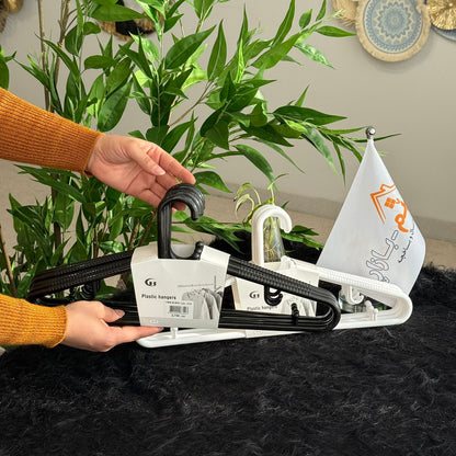 Plastic Clothes Hangers – 3-Piece Set