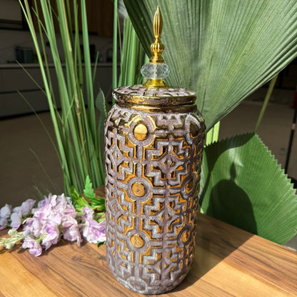 Golden Mosaic Accent Jar Collection