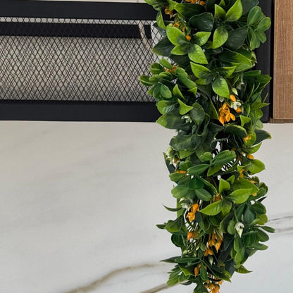 Golden Bloom Vine – Artificial Hanging Plant