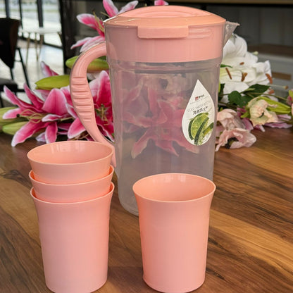 Water And Juice Plastic Pitcher Set