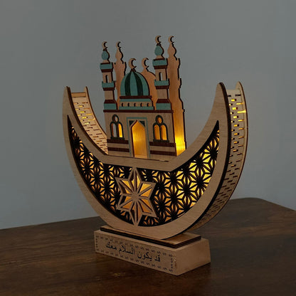 Crescent & Mosque Tabletop Decoration