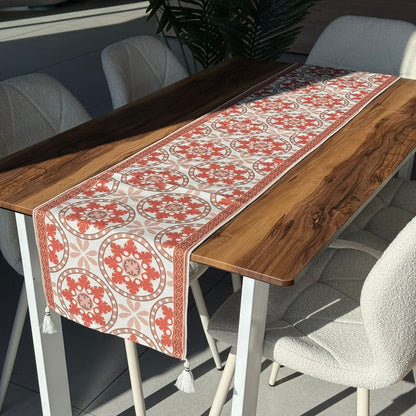 ٣٥ × ١٨٠سم ڕایەخی سەر مێزی دیکۆراتی شاهانە