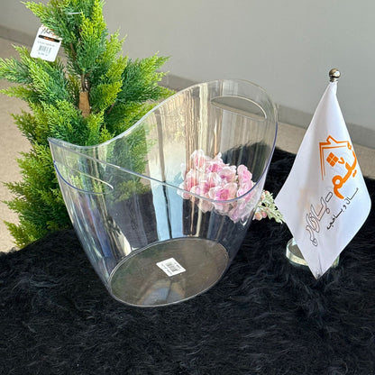 Clear Multi-Purpose Bucket – Ice Cooler & Storage Solution