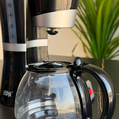 ماكينة صنع القهوة بالتنقيط المتينة مع وعاء زجاجي