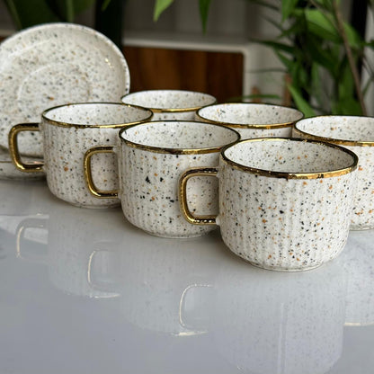 Elegance Design Coffee Cup & Saucer Set