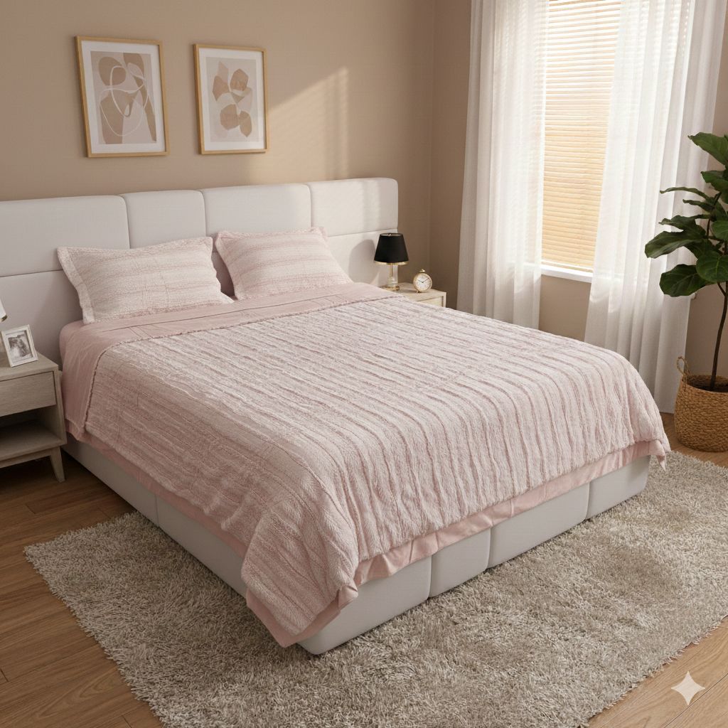 Luxury Plush 4-Piece Bedding Set – Soft & Cozy