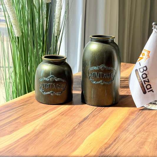 Vintage-Style Vase With Embossed Detail