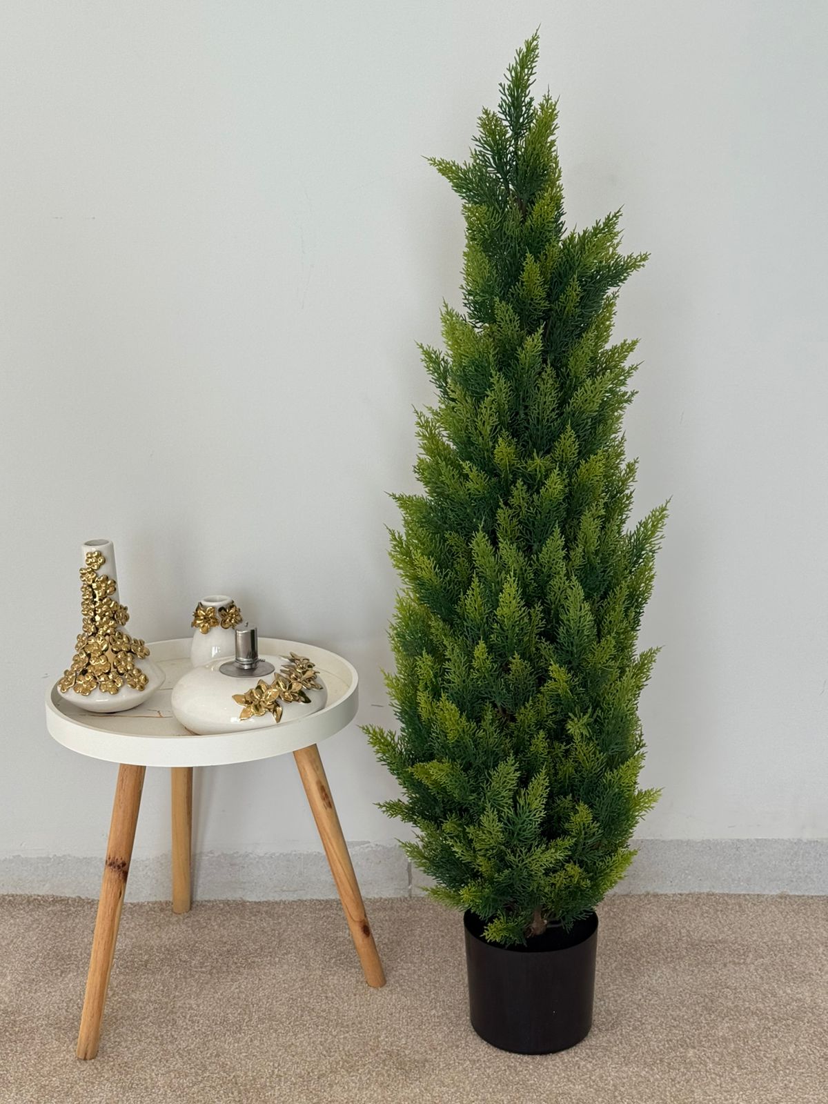 Elegance Green Cypress Decor - Artificial Plant