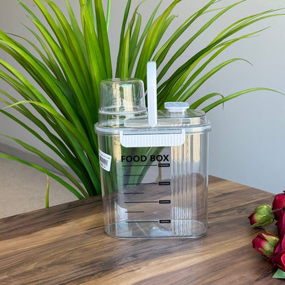 Storage Food Box With Measuring Cup