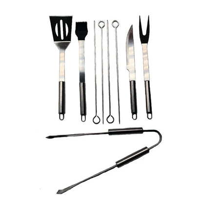 Professional BBQ Grill Tool Set with Aluminum Storage Case