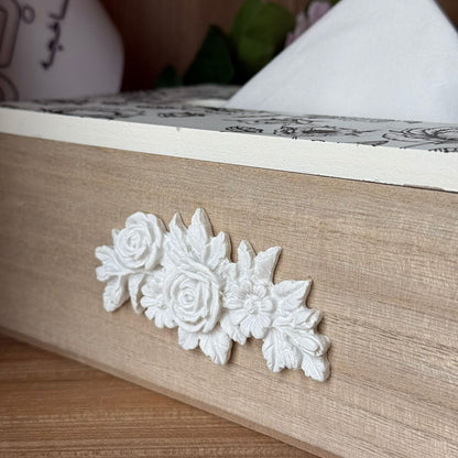 Elegant Wooden Tissue Box Cover