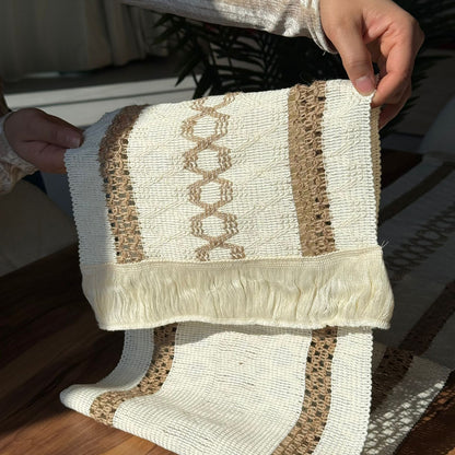 ٣٠ × ١٨٠سم ڕایەخی سەر مێزی دیکۆراتی شاهانە