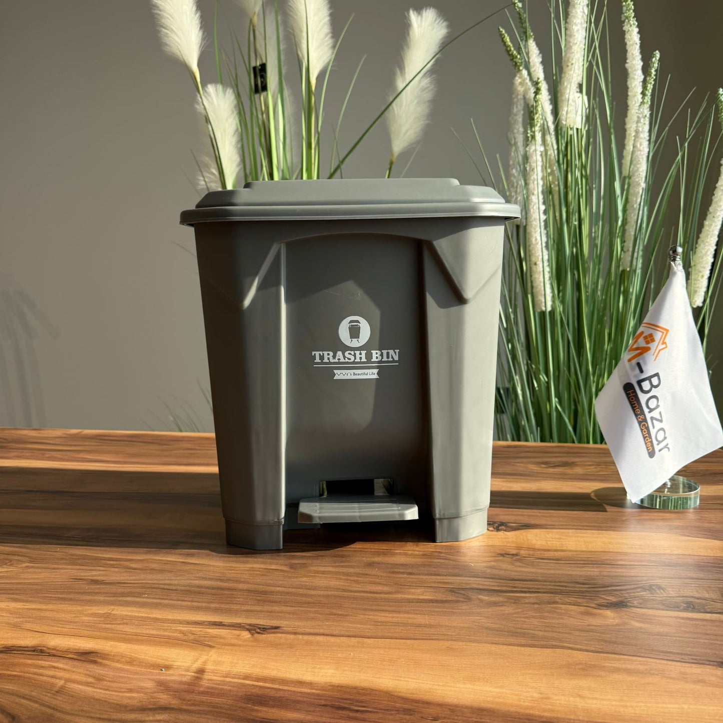 سلة مهملات كلاسيكية بدواسة - مجموعة متعددة الأحجام