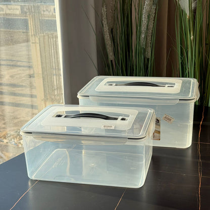 Stackable Multi-Purpose Storage Boxes - Set of 2
