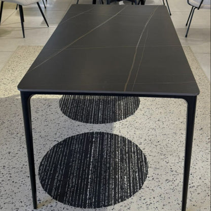 Black Marble Dining Table