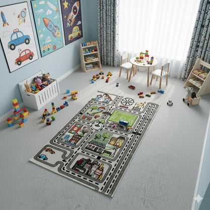 2.25x1.5m Modern Carpets - Cut & Loop Collection