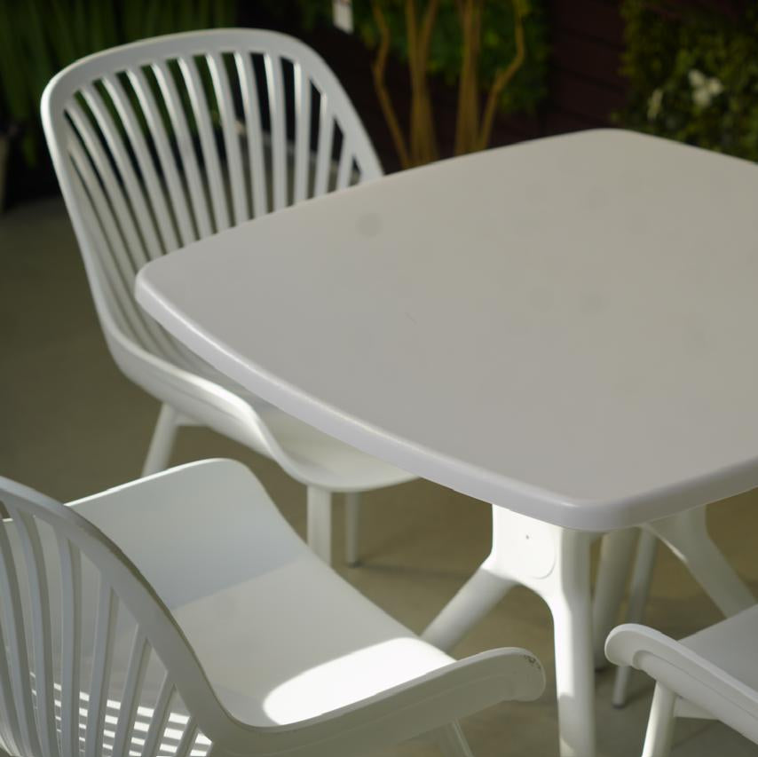 Daniela Chair & Durable Square Table Outdoor Furniture Set