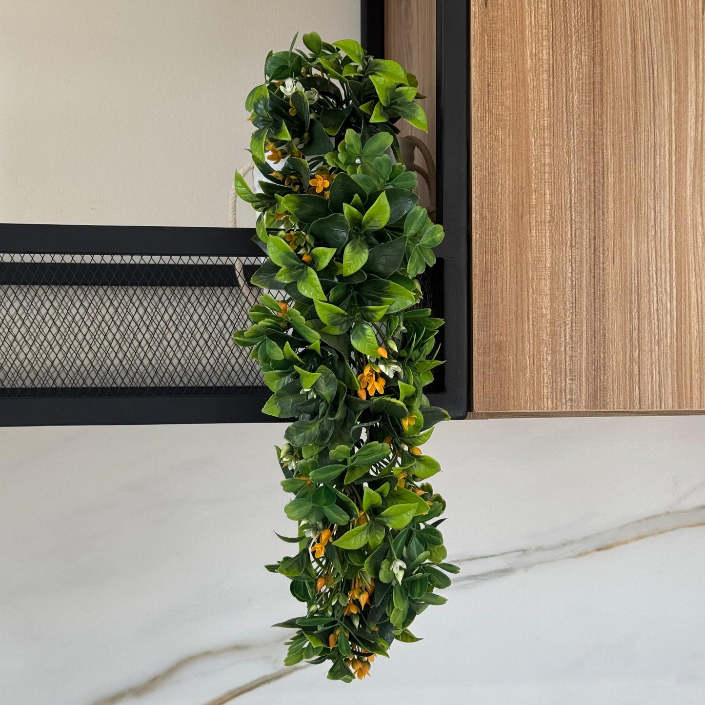 Golden Bloom Vine – Artificial Hanging Plant