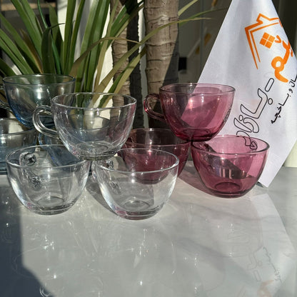Elegant Glass Tea Cups