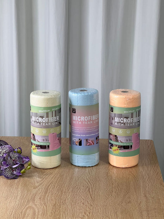 50pcs Microfiber Multifunction Towel Roll
