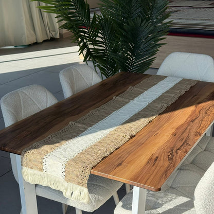 ٣٠ × ١٨٠سم ڕایەخی سەر مێزی دیکۆراتی شاهانە