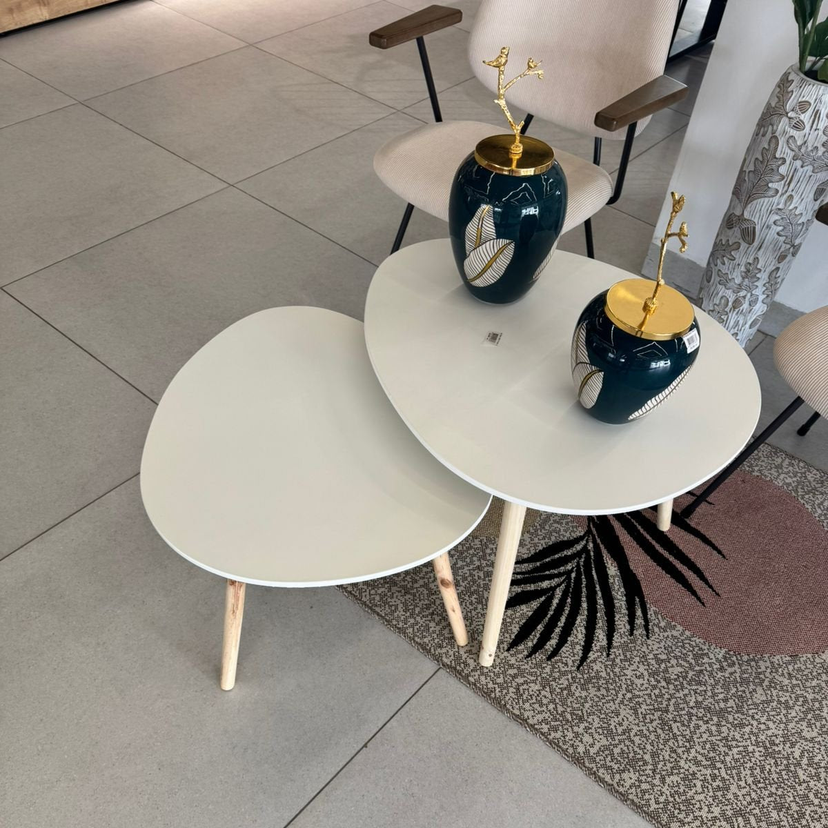 Y521 مجموعة شكل لوحة طاولة القهوة الحديثة