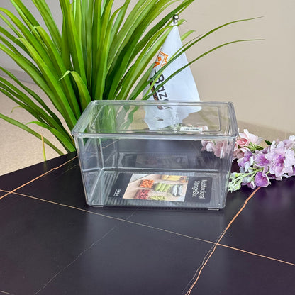 صناديق تخزين أكريليك شفافة مع غطاء