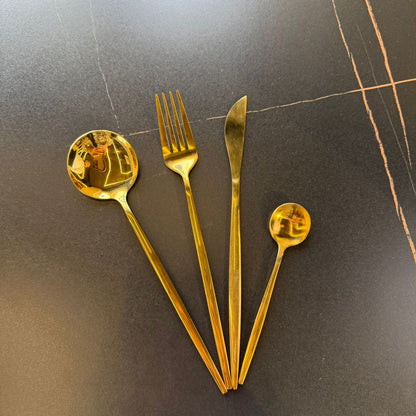 Luxury & Classic Golden Cutlery Collection