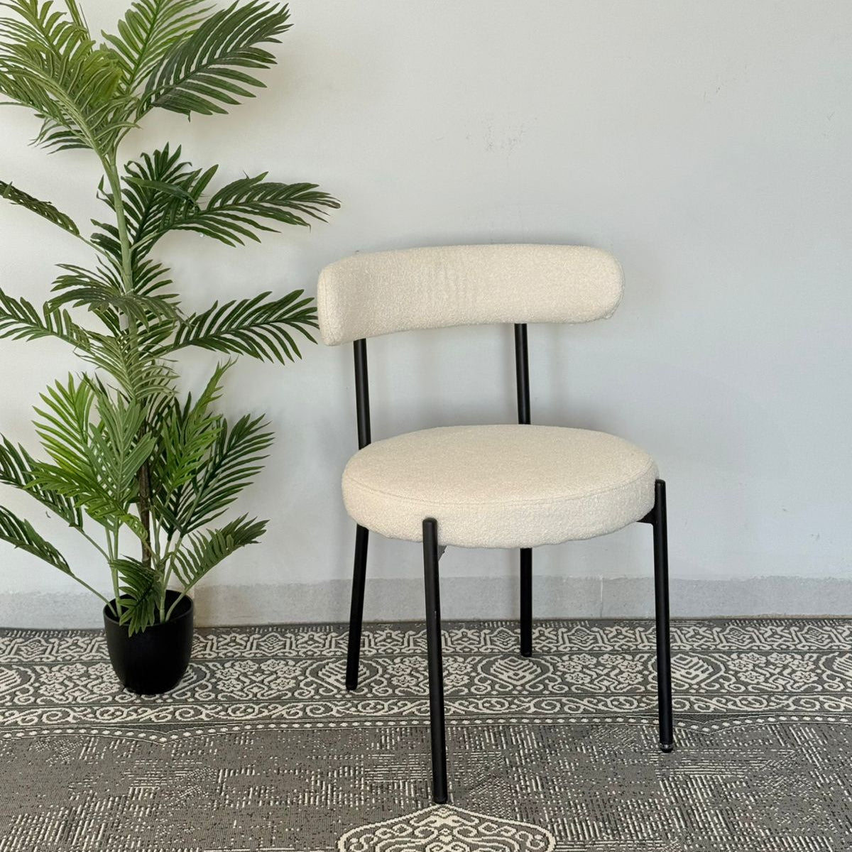 Tina Modern Metal Indoor Chair