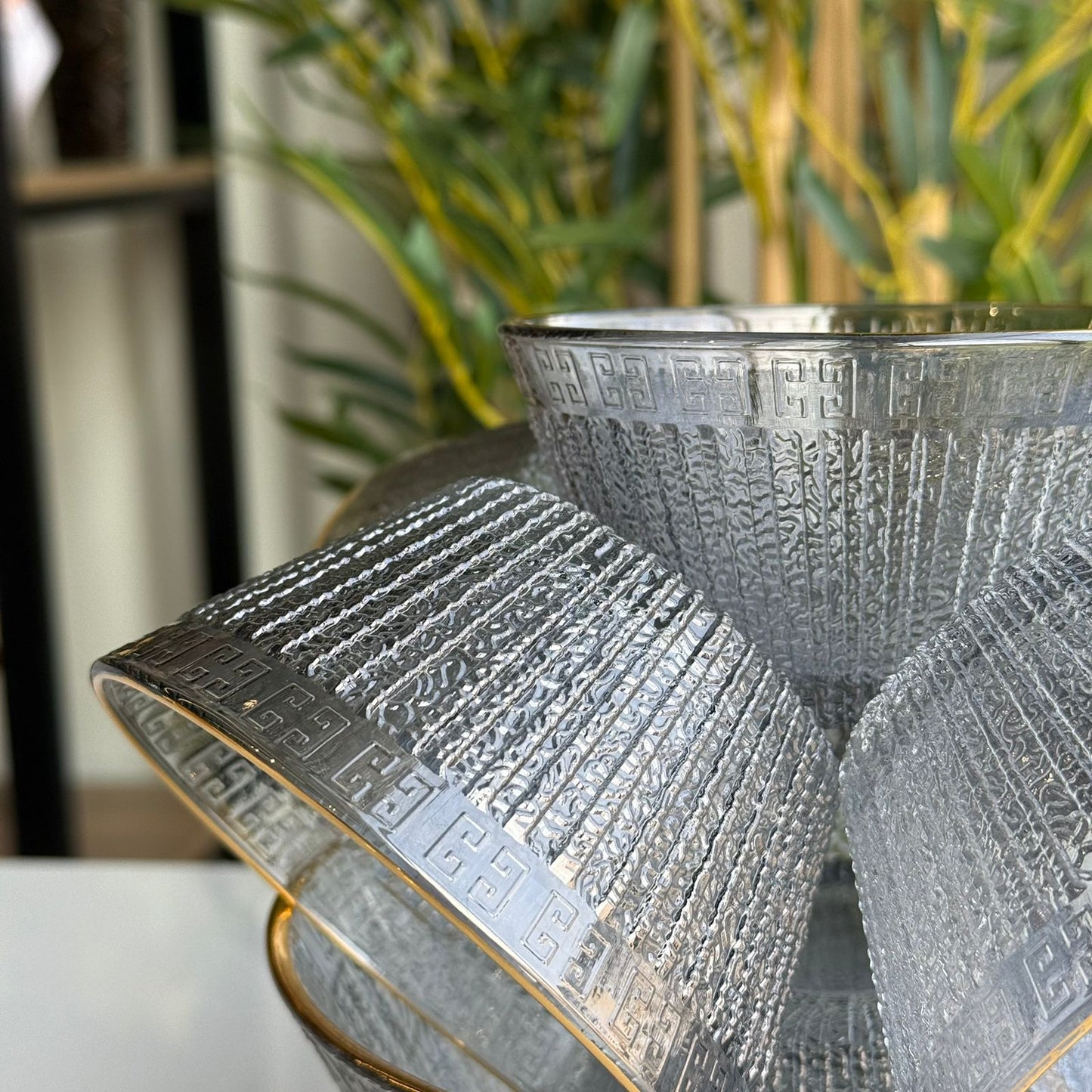 Luxury Glass Dessert & Salad Bowl Set