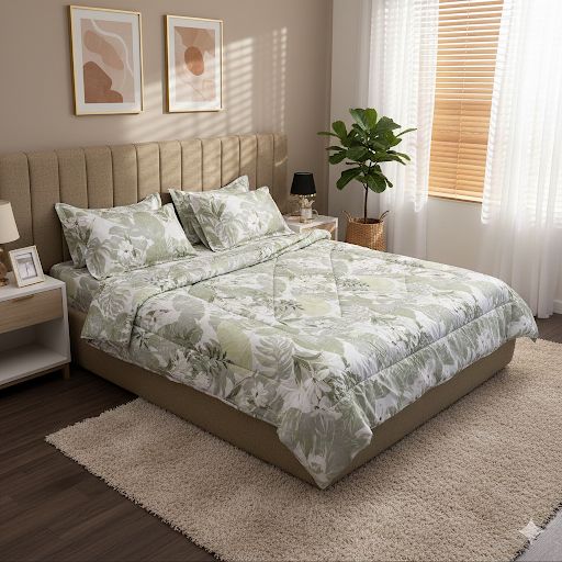 سێتێکی جێگەی نوستن دیکۆراتی نایاب – ٦ پارچە