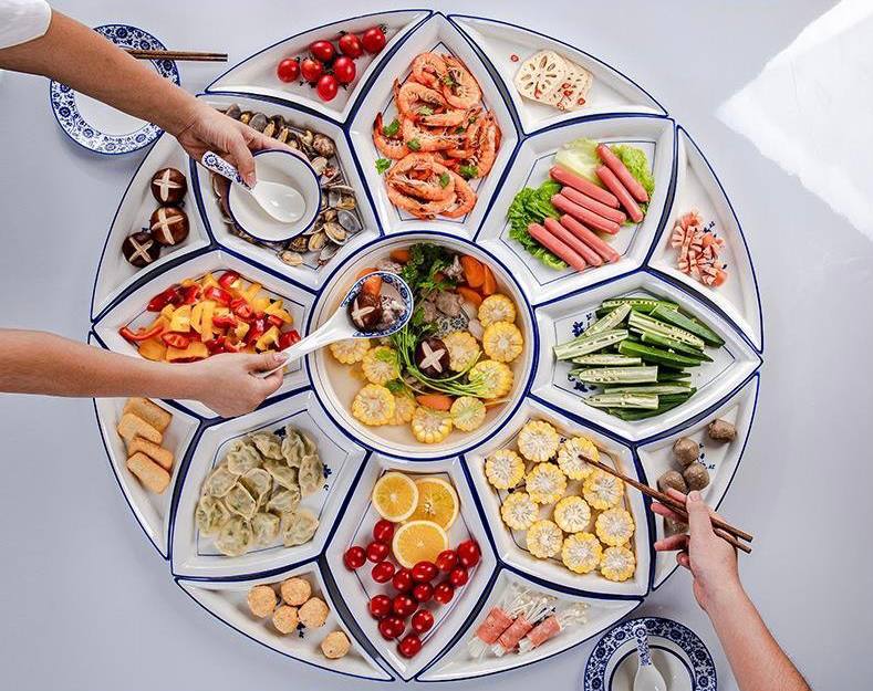 Rotating Base Dining Turntable Tray