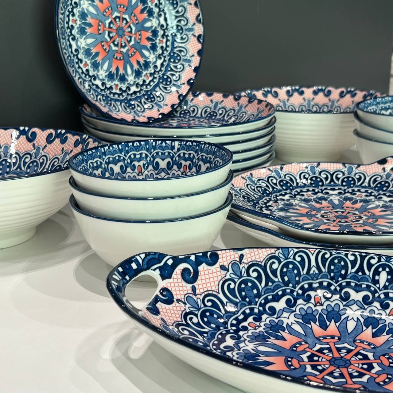 Bohemia Design Ceramic Tableware Plate Set