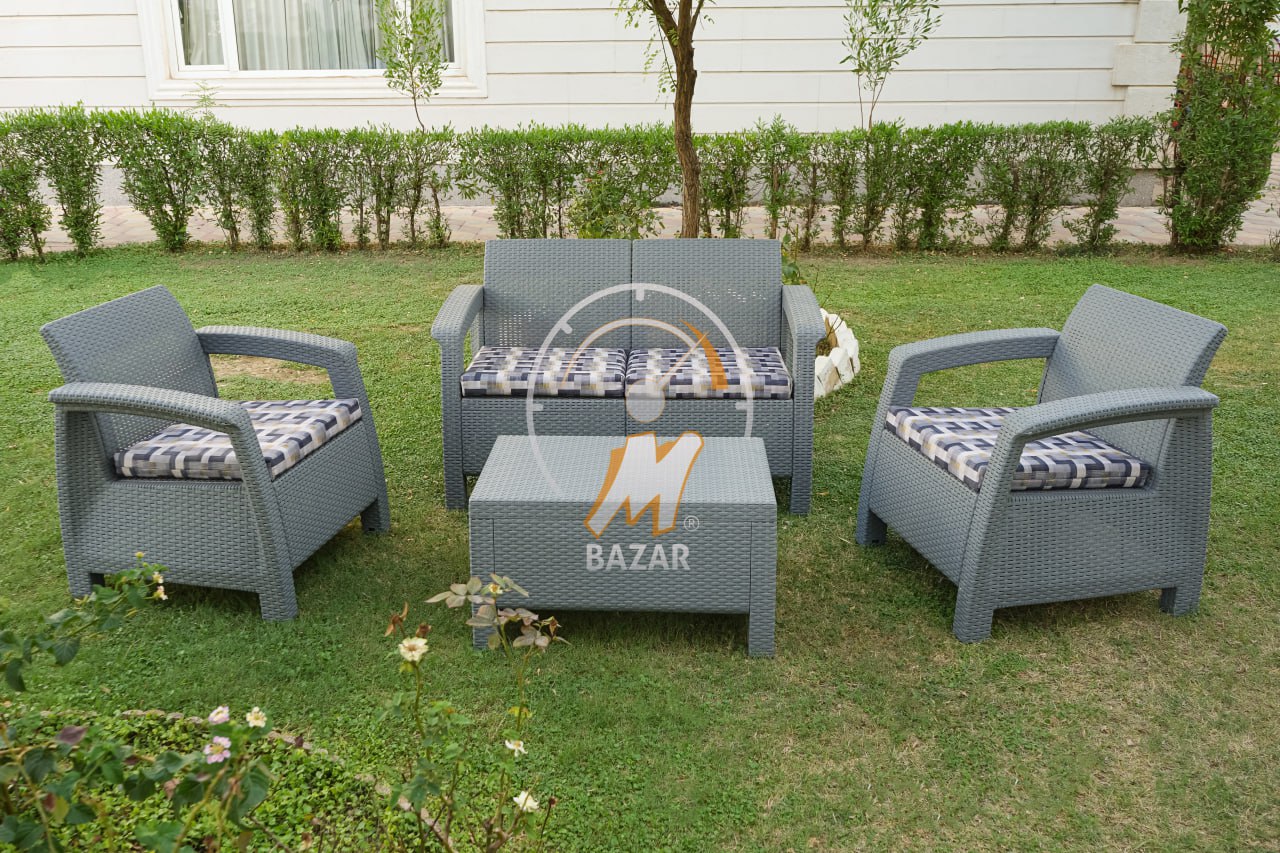 سێتی دانیشتنی باخچەی مۆدێرن - خۆڵەمێشی لەگەڵ کوشنی دیکۆرات