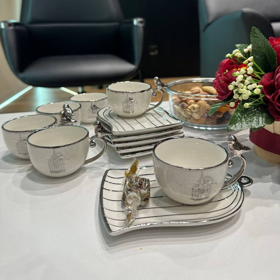 Modern Porcelain Tea/Coffee Cup Set