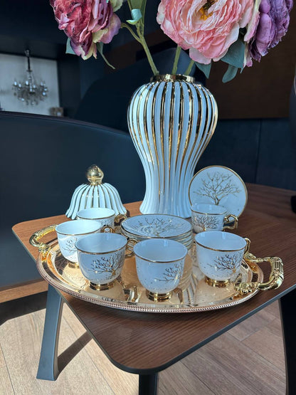 Classic Porcelain Tea/Coffee Cup Set