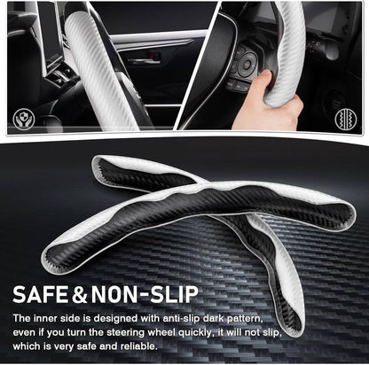 Universal Carbon Fiber Steering Wheel Cover