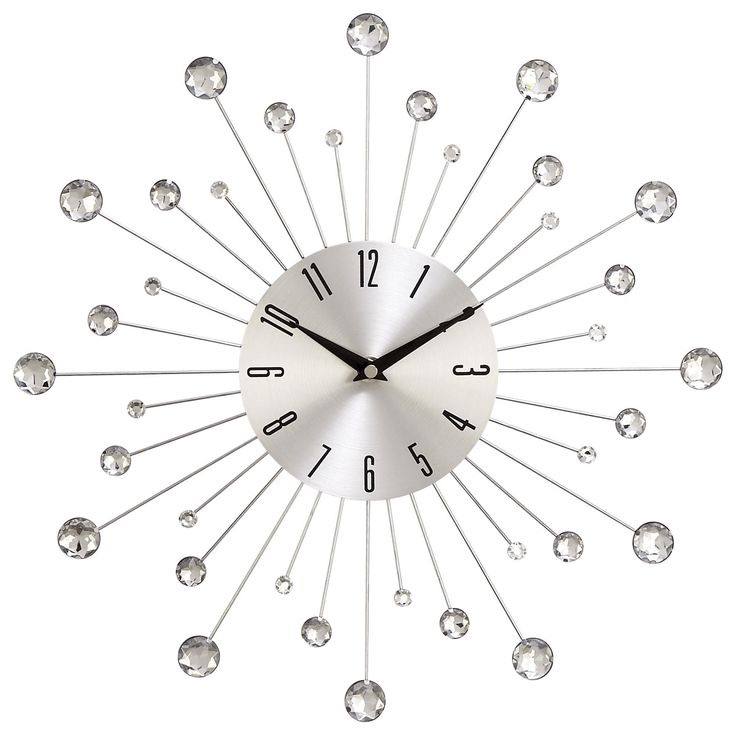 Wall Diamond Design Hanging Clock