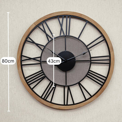 Roman Numerals Modern Wall Clock