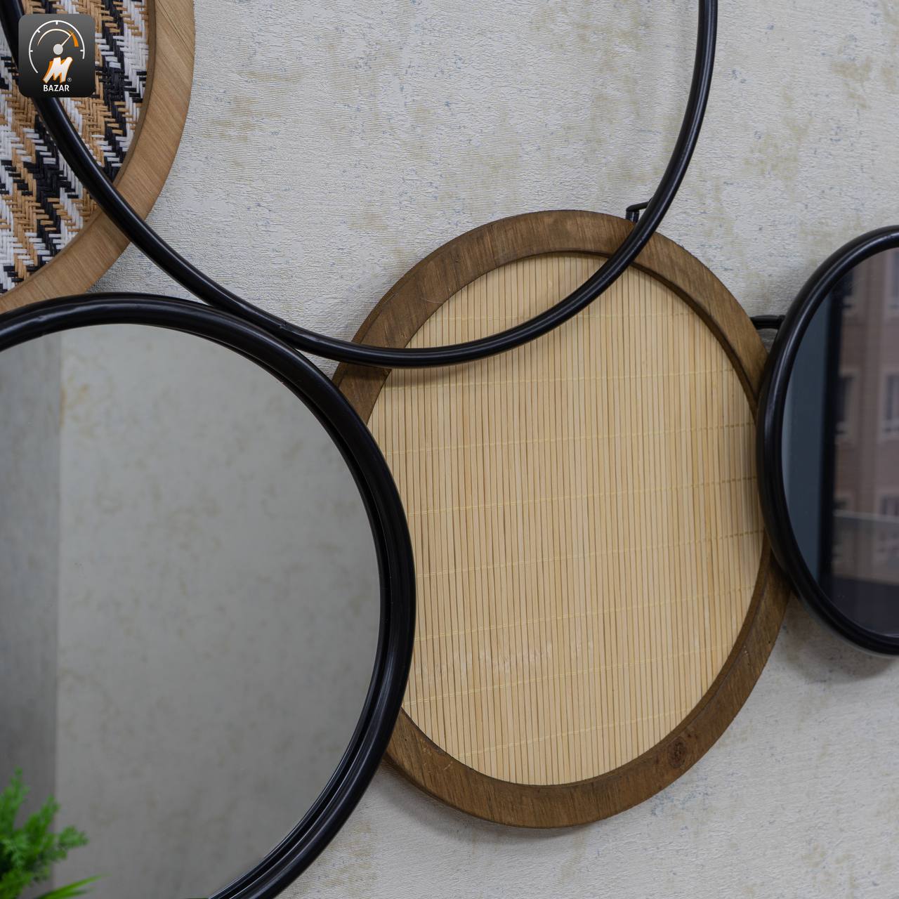 Bubble Design Wall Mirror & Decor