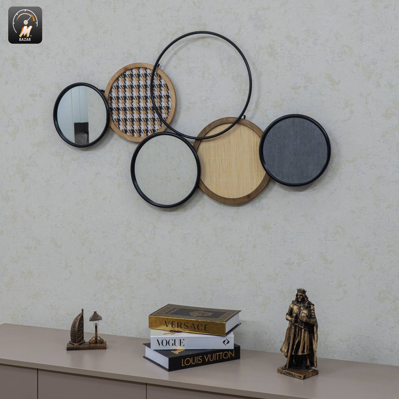Bubble Design Wall Mirror & Decor
