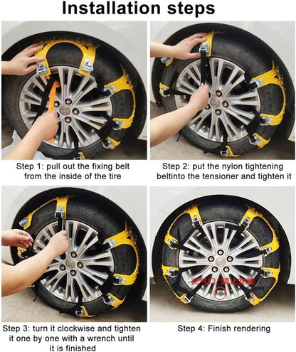 Universal Slip-Stopper Car Chains