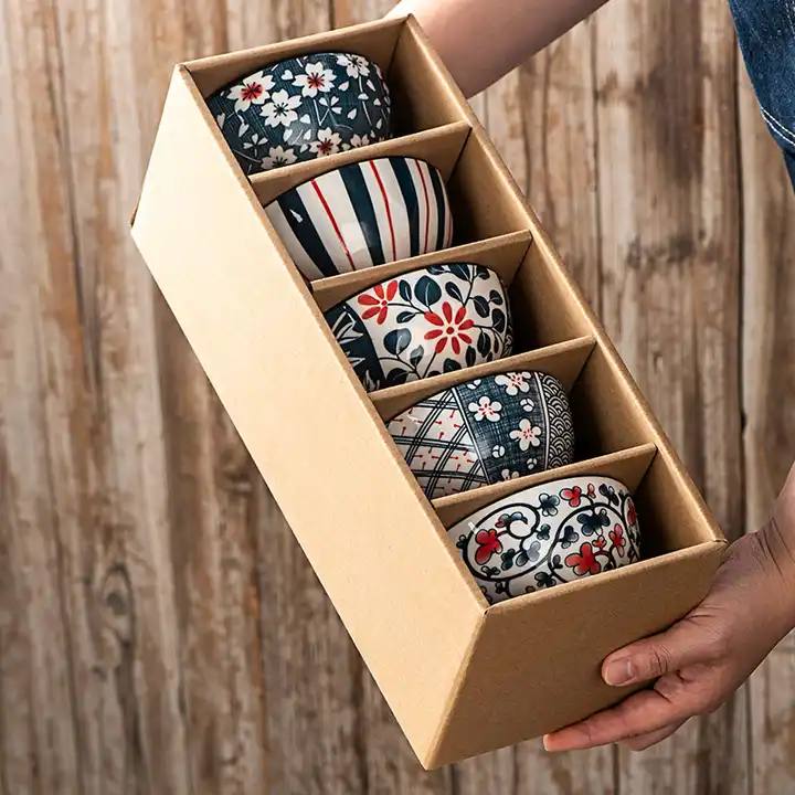 Gorgeous Painting Japanese Style Ceramic Bowls