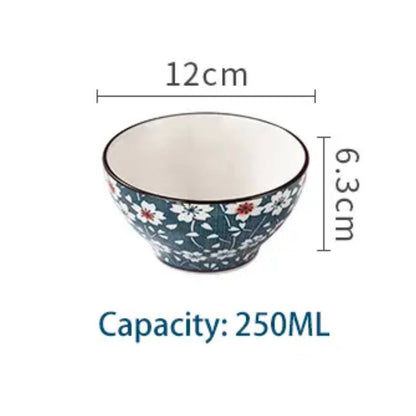 Gorgeous Painting Japanese Style Ceramic Bowls