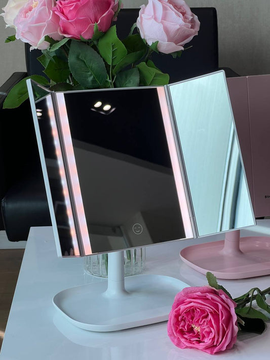 Standing LED Makeup Mirror